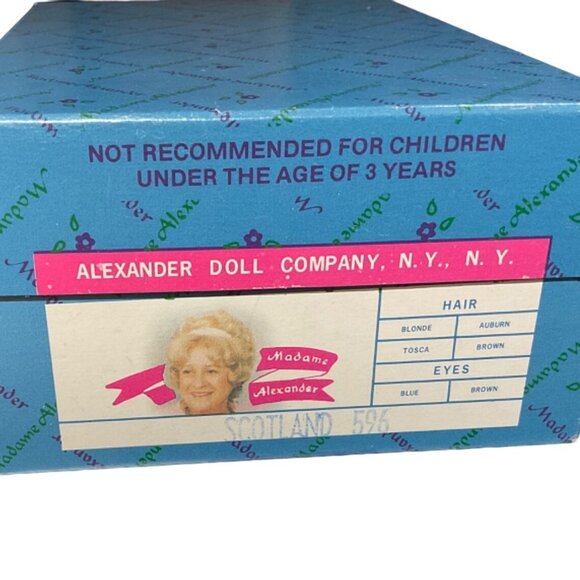 Madame Alexander Doll Scotland 596 Kilt Tartan - Picture 2 of 2